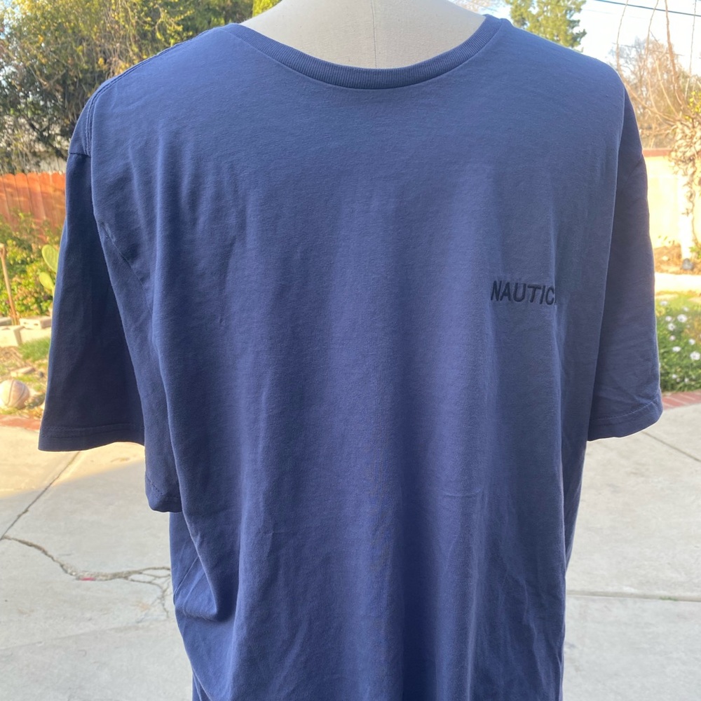 Blue Nautica Short Sleeve T-Shirt Very nice!